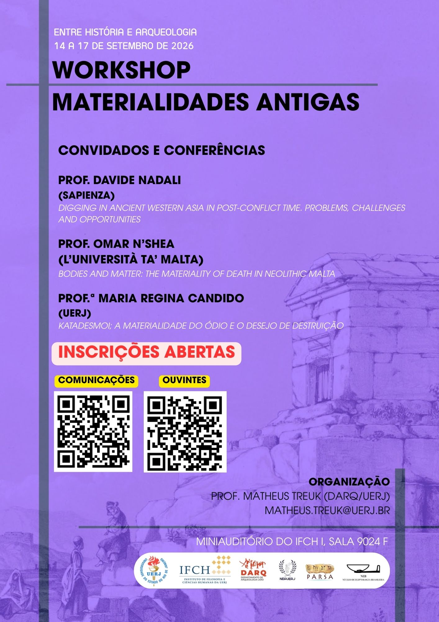 Poster of the I Workshop on Ancient Materialities